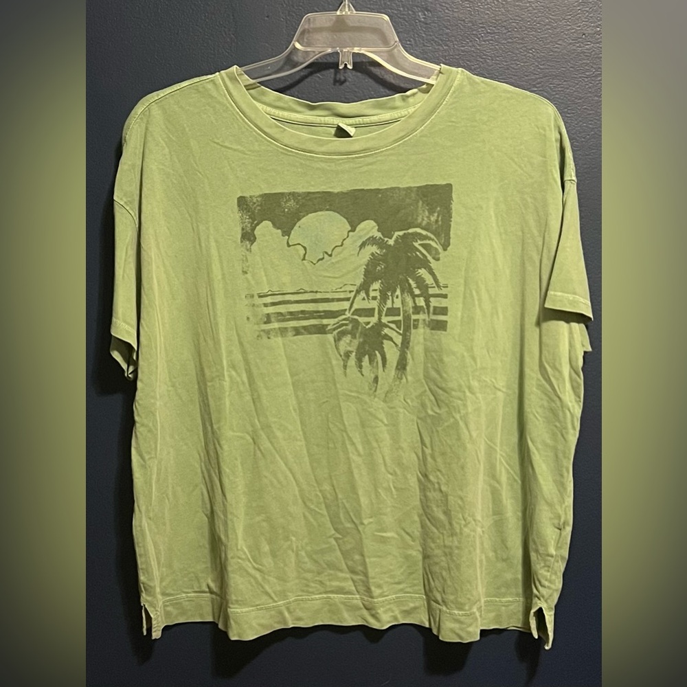 Spring Green Graphic T-Shirt